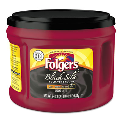 Picture of J.M. Smucker Co. Fol20540 24.2 Oz. Coffee Black Silk Canister