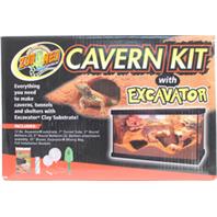 - Reptile Aquarium Cavern Kit With Excavator