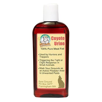 Bottle Of Coyote Urine - 4 oz. by Bare Ground