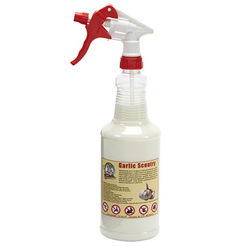 GAR-32TR Garlic Scentry Quart Bottle With Trigger Sprayer Premixed & Ready To Use - 32 oz. by Bare Ground