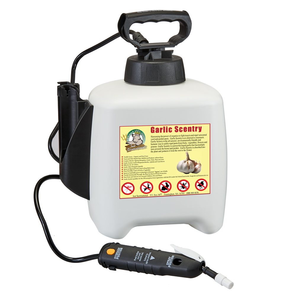 Garlic Scentry 1 gal Pre-Loaded Pump Sprayer Premixed & Ready To Use - 32 oz. by Bare Ground