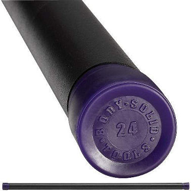 Picture of Body Solid Tools BSTFB24 24 lbs. Dark Purple Padded Weighted Bar