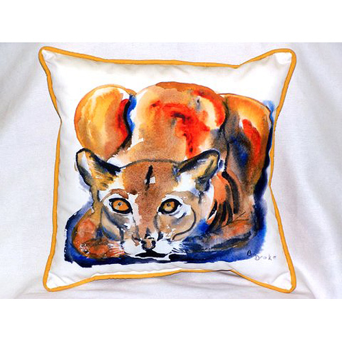 Cougar Large Indoor & Outdoor Pillow 18 x 18