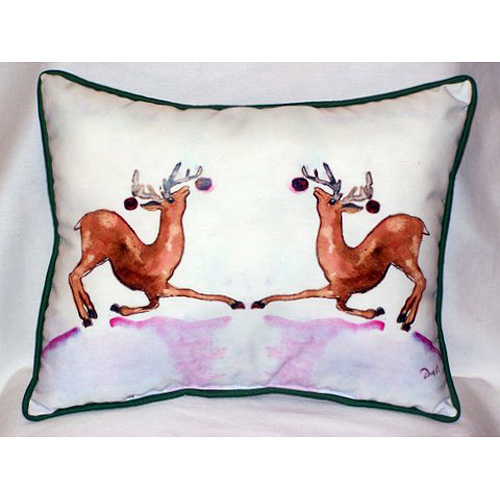 Dancing Deer Large Indoor & Outdoor Pillow 16 x 20