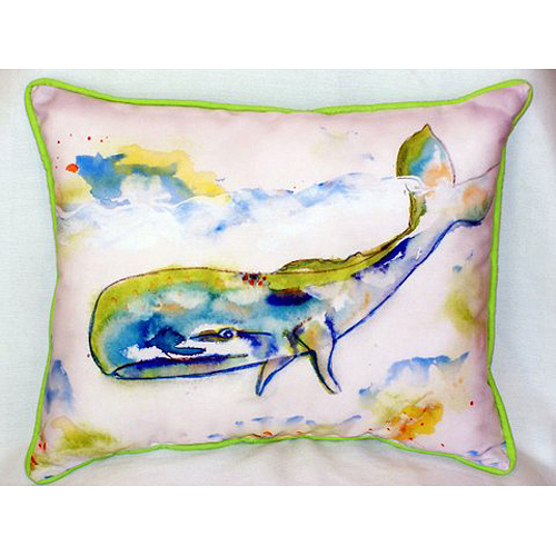 Whale Large Indoor & Outdoor Pillow 16 x 20