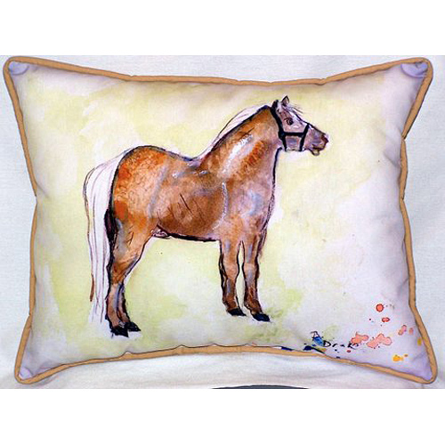 Shetland Pony Large Indoor & Outdoor Pillow 16 x 20