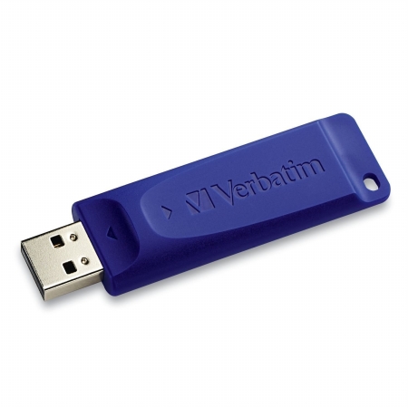 Picture of Verbatim VER98658 64GB USB Flash Drive- Blue