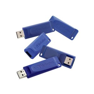 Picture of Verbatim VER99121 8GB Classic USB Flash Drive- Blue