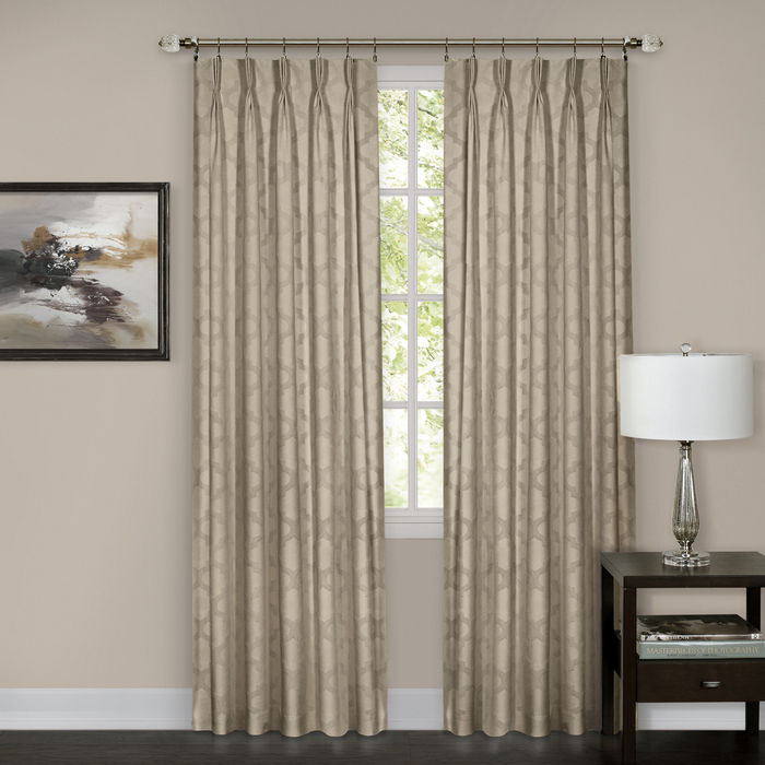 Picture of Achim Importing WNPP84CM06 Windsor Pinch Pleat Panel 34 x 84 - Camel