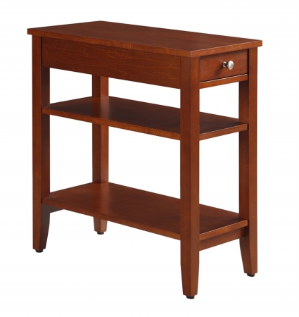 Picture of American Heritage Three Tier End Table with Drawer - 7107159CH