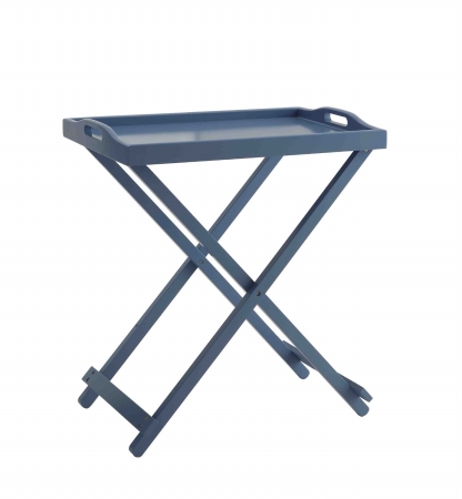 Picture of Convenience Concepts 239900BE Folding Tray Table - Blue