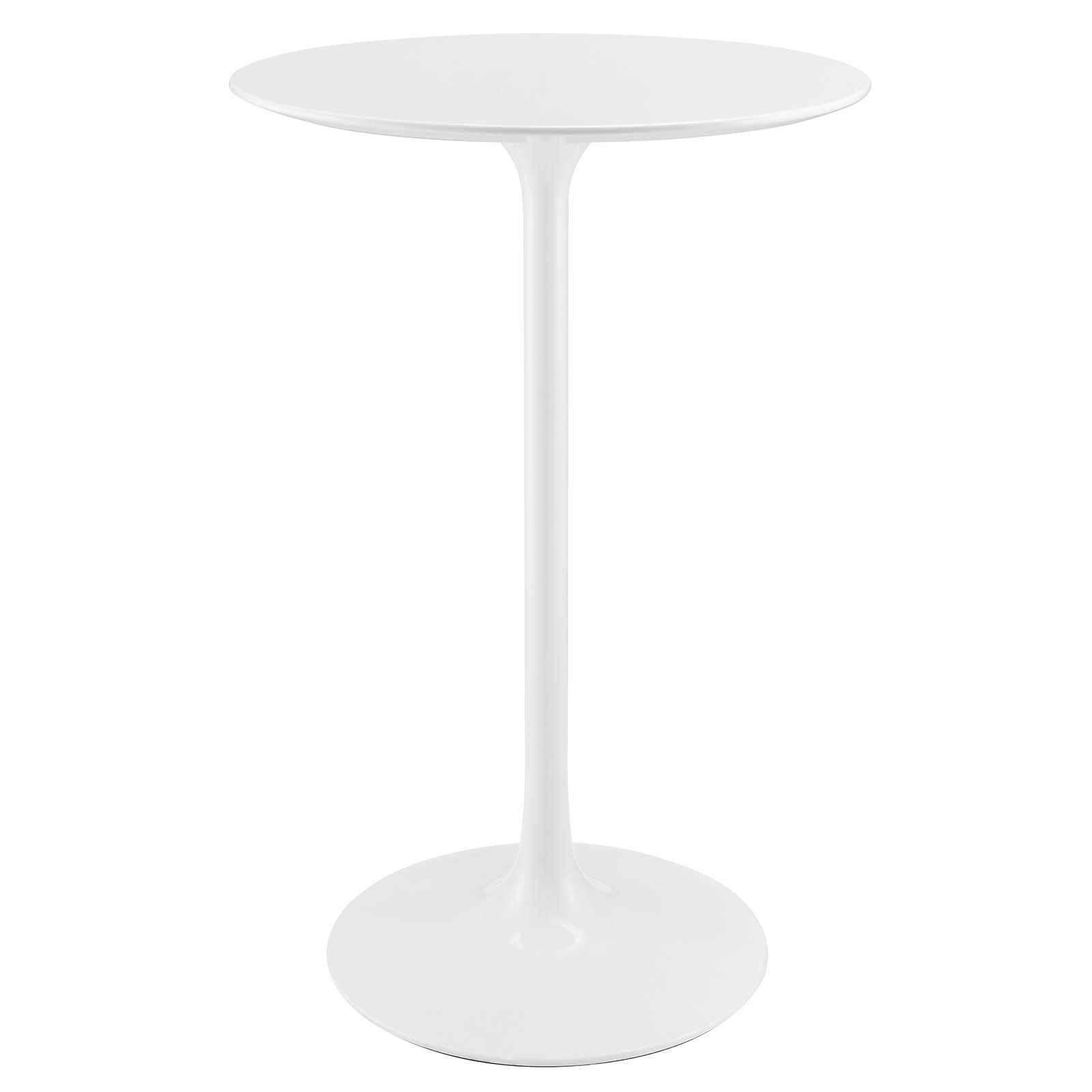 Picture of East End Imports EEI-1825 Lippa 28 in. Bar Table&#44; White
