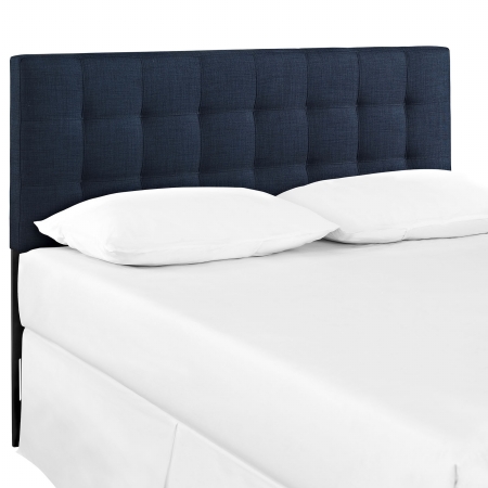 MOD-5148 Lily Twin Fabric Headboard, Navy