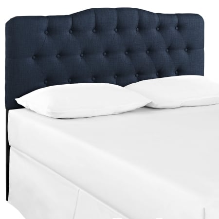 MOD-5154 Annabel Queen Fabric Headboard, Navy