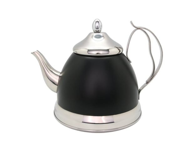 Picture of EVCO 77061 Nobili-Tea 2.0 qt. Tea Infuser & Tea Kettle - Opaque Black
