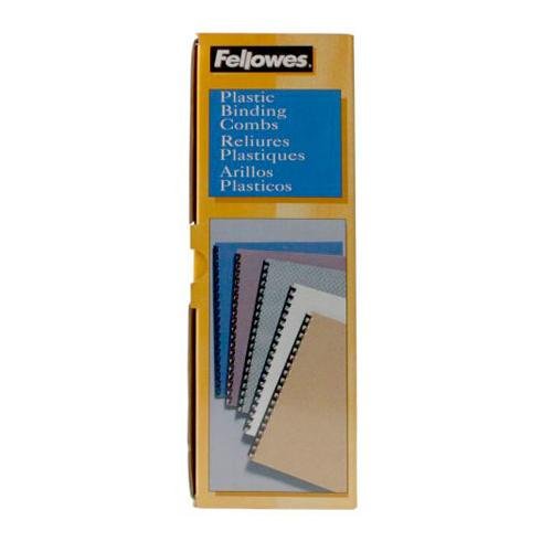 Picture of Fellowes FEL52370 0.25 in. Plastic Binding Comb&#44; White