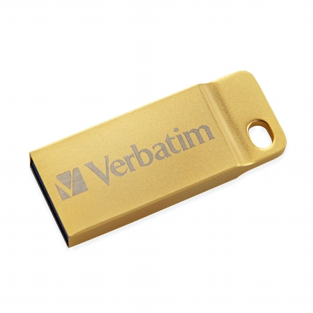 Picture of Verbatim 99105 32GB Metal Executive USB 3.0 Flash Drive - Gold