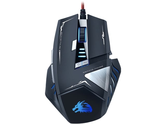 Picture of AWA Technology RSMS-00215 1 x Wheel USB 2.0 Wired Optical&#44; 2500 dpi Gaming Mouse - Black