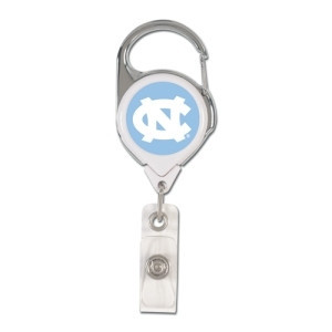 North Carolina Tar Heels Badge Holder Premium Retractable