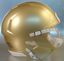 Picture of Helmet Riddell Blank Replica Mini Speed Style South Bend Gold Special Order