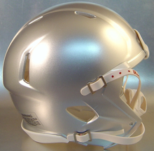 Speed Blank Mini Football Helmet Shell - Extra Bright Silver