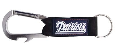 New England Patriots Carabiner Keychain