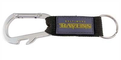 Picture of Baltimore Ravens Carabiner Keychain