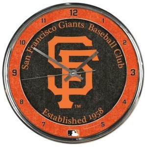 Picture of San Francisco Giants Round Chrome Wall Clock
