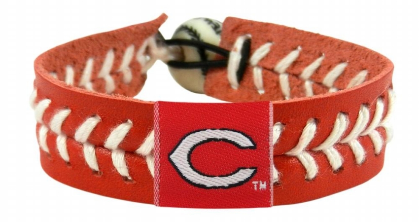 Picture of Cincinnati Reds Bracelet Team Color Baseball