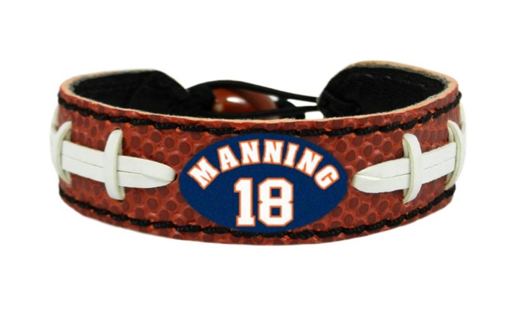 Picture of Denver Broncos Bracelet Classic Football Peyton Manning Design