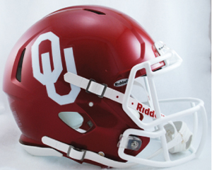 Oklahoma Sooners Helmet  Authentic Full Size Speed Style