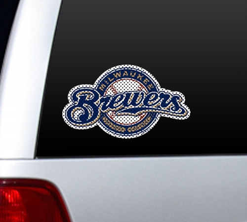 Picture of Milwaukee Brewers Die-Cut Window Film - Large