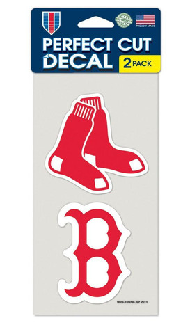 Picture of Boston Red Sox Set of 2 Die Cut Decals