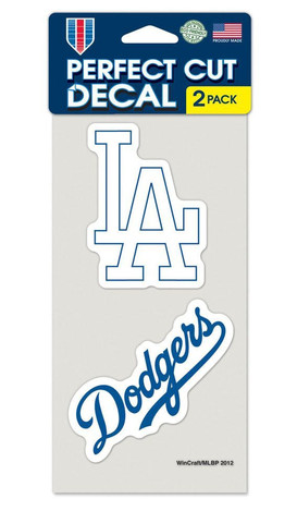 Picture of Los Angeles Dodgers Set of 2 Die Cut Decals