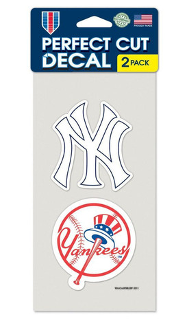 Picture of New York Yankees Set of 2 Die Cut Decals