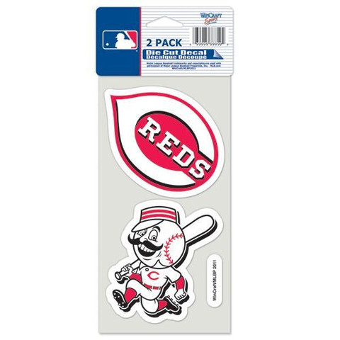Picture of Cincinnati Reds Set of 2 Die Cut Decals