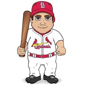 St. Louis Cardinals Dancing Musical Baseball Player