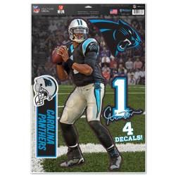 Carolina Panthers Cam Newton Decal 11x17 Multi Use