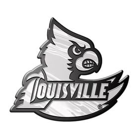 Picture of Louisville Cardinals Auto Emblem - Silver