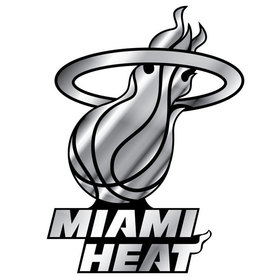Picture of Miami Heat Auto Emblem Silver Chrome