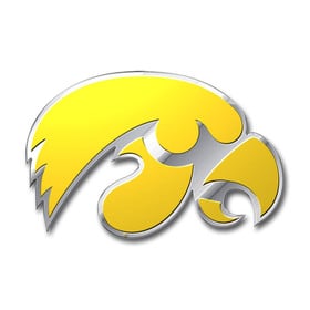 Picture of Iowa Hawkeyes Auto Emblem - Color