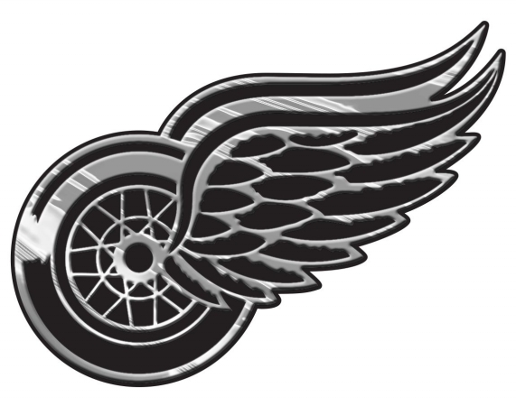 Picture of Detroit Red Wings Auto Emblem - Silver