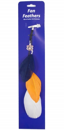 Picture of Auburn Tigers Team Color Feather Hair Clip