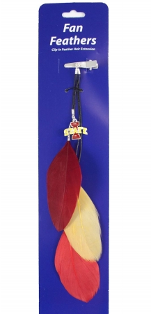 Picture of Iowa State Cyclones Team Color Feather Hair Clip