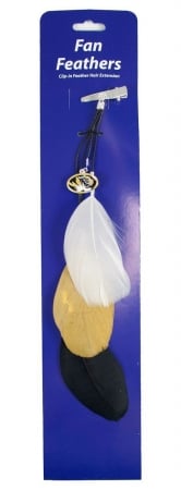 Picture of Missouri Tigers Team Color Feather Hair Clip