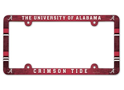 Picture of Alabama Crimson Tide License Plate Frame - Full Color