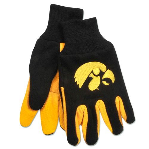 Iowa Hawkeyes Two Tone Gloves - Adult