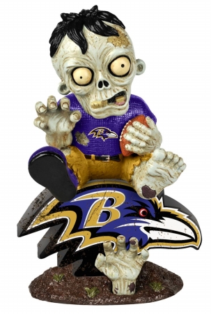 Picture of Baltimore Ravens Zombie On Logo Figurine