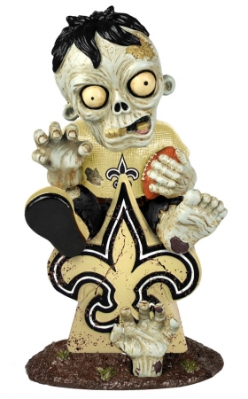 Picture of New Orleans Saints Zombie On Logo Figurine