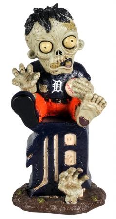 Picture of Detroit Tigers Zombie Figurine - On Logo